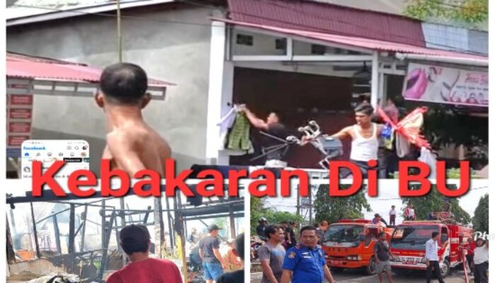 Kebakaran Di Desa Datar Ruyung Bengkulu Utara Empat Rumah Nyaris Ludes