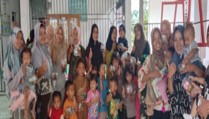 Pemdes Desa Talang curup Gelar Giat Posyandu Untuk Memperhatikan kesehatan Anak Dan Ibu Hamil