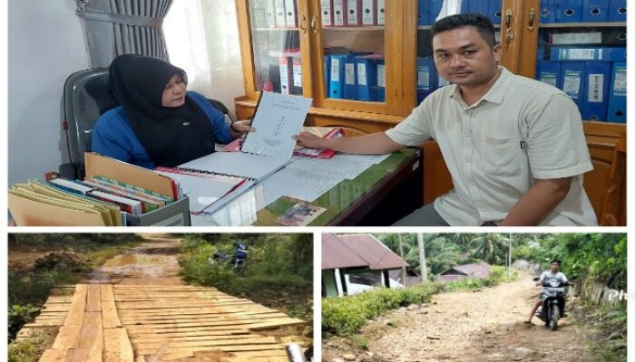 Desa Taba Tembilang Usul Pembangunan Jalan dan Jembatan Ke Pemkab BU