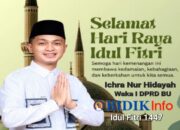 Ichram Nur Hidayah Wakil Ketua 1 DPR Dan Fraksi Golkar Bengkulu Utara Ucapkan Selamat Idul Fitri 1447 Hijriah Tahun 2026, Ini Do’anya