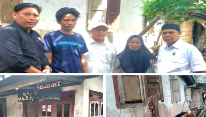 Rumah Warga Nyaris Ambruk Akibat Longsor Dan Gempa Baznas Benteng Pantau Ke Desa Sekayun