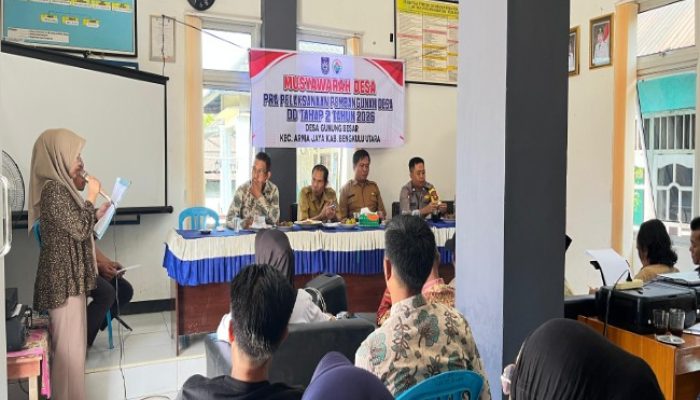 Desa Gunung Besar Arma Jaya Musyawarah Persiapan Pelaksanaan Kegiatan DD Tahap Dua Anggaran 2026