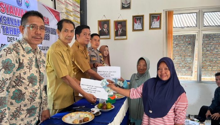 Pemerintah Desa Gunung Besar Bengkulu Utara Salurkan BLT-DD Bulan Juni 2026