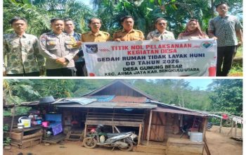 Pemdes Gunung Besar Titik Nol Program Bantuan Bedah Rumah Masyarakat Tidak Mampu