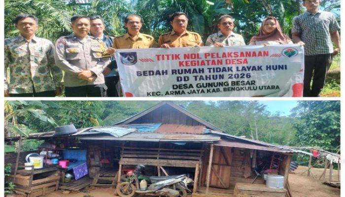 Pemdes Gunung Besar Titik Nol Program Bantuan Bedah Rumah Masyarakat Tidak Mampu