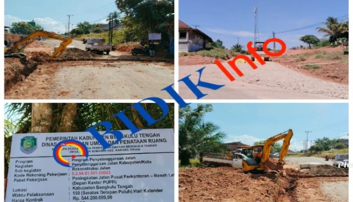 Pemkab Benteng Melalui DPUPR Kebut Pembangunan Jalan Di Pusat Perkantoran Renah Lebar, Ini Kata Kadis