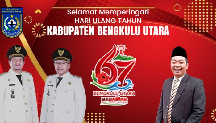Direktur dan Karyawan PDAM Tirta Ratu Samban Ucapkan Selamat Hari Jadi Bengkulu Utara