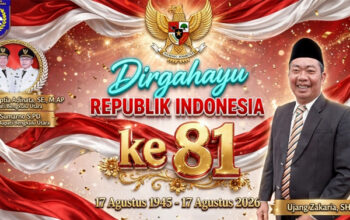 Pimpinan Beserta Karyawan PDAM RaTirta Ratu Samban Ucapkan Selamat HUT RI ke-81