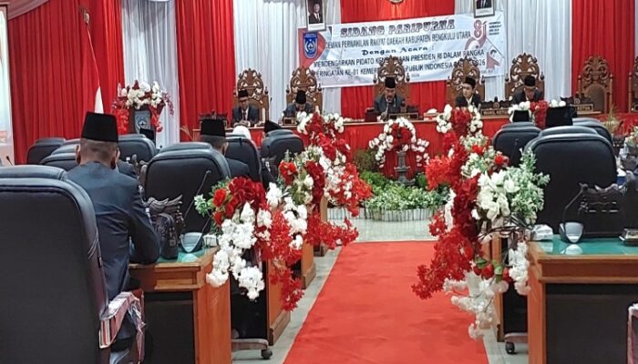 Rapat Paripurna DPRD Bengkulu Utara Sepakati Raperda APBD 2027