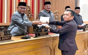 Paripurna DPRD Bengkulu Utara Pandangan akhir fraksi Raperda Perubahan APBD 2026
